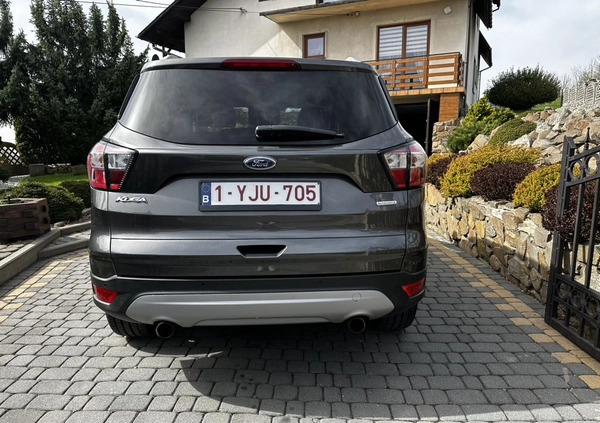 Ford Kuga cena 57900 przebieg: 160000, rok produkcji 2017 z Alwernia małe 92